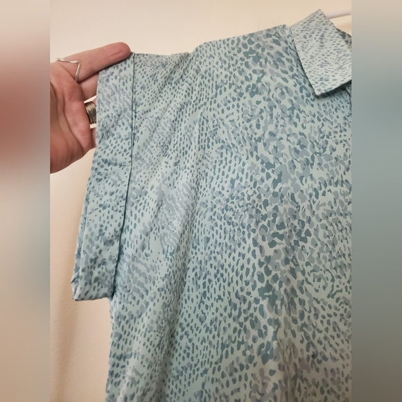 Womens Rails Whitney Shirt Size Large Mint Boa - Picture 7 of 14